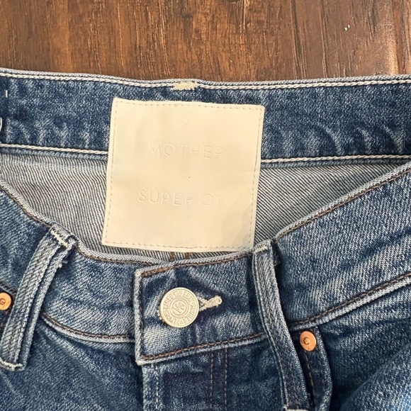 MOTHER High Rise Blue Jeans - Picture 2 of 7